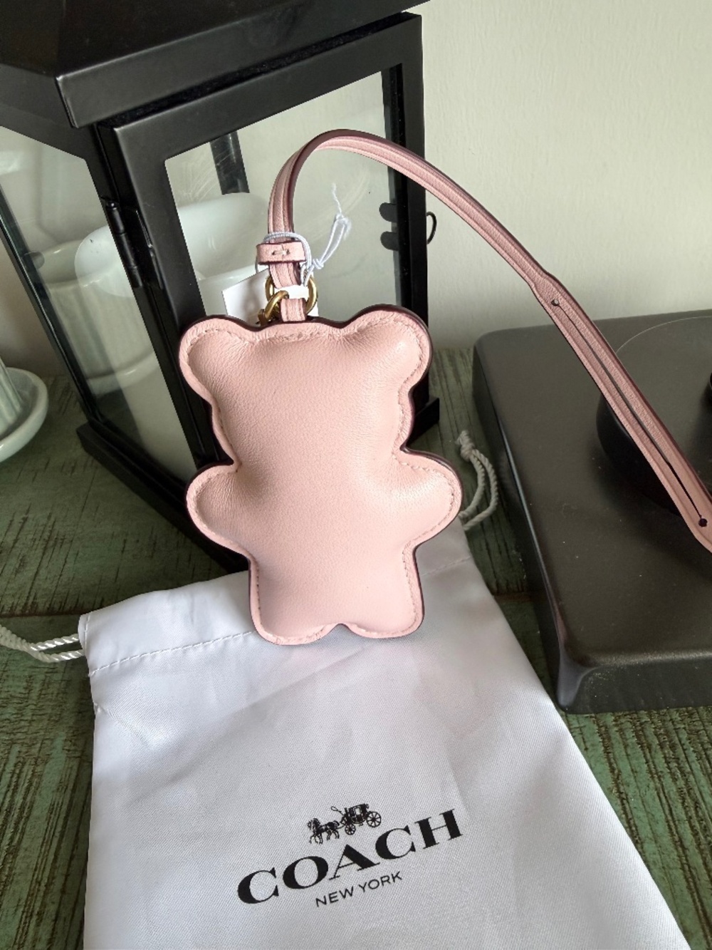 Coach Puffer Leather Bag Charm - Pink